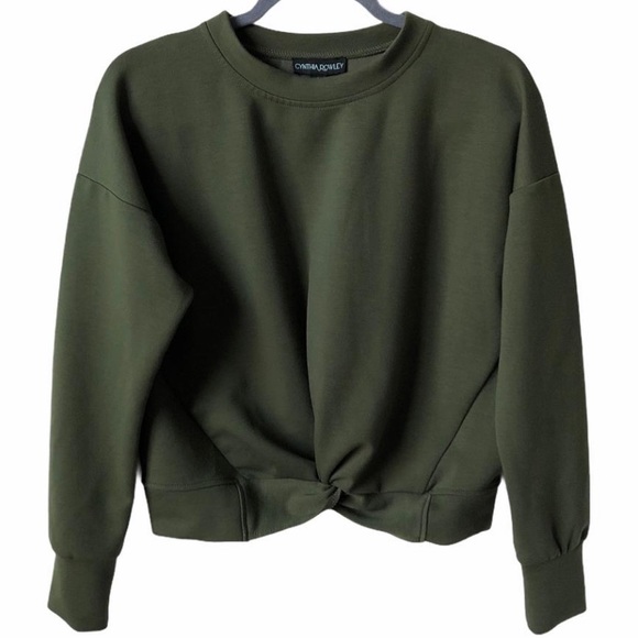 Cynthia Rowley Tops - Cynthia Rowley | Twist Top Pullover Sweatshirt